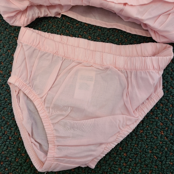 NWOT Osh Kosh Pink Plaid Baby Dress - Picture 4 of 8